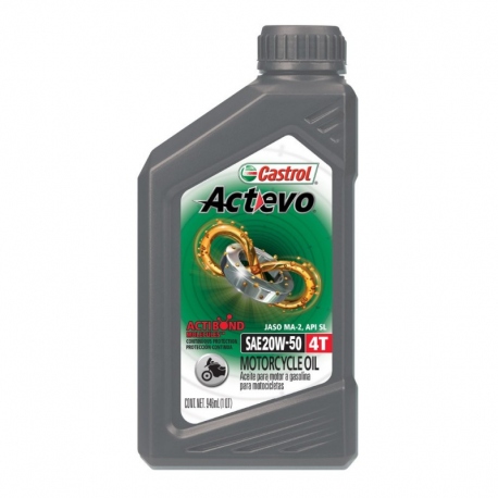 Lubricante Castrol Actevo 4T 20W50 - Mineral