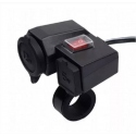 Cargador YC 2 USB 5V y Encendedor 12V Moto