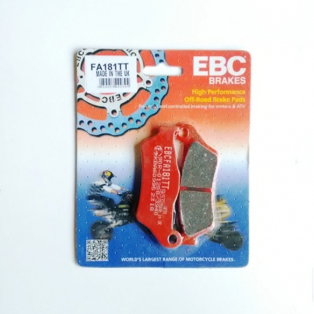 Pastillas de Freno EBC Brakes Carbono FA185TT