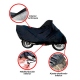 Cobertor Moto Premium Impermeable Negro L